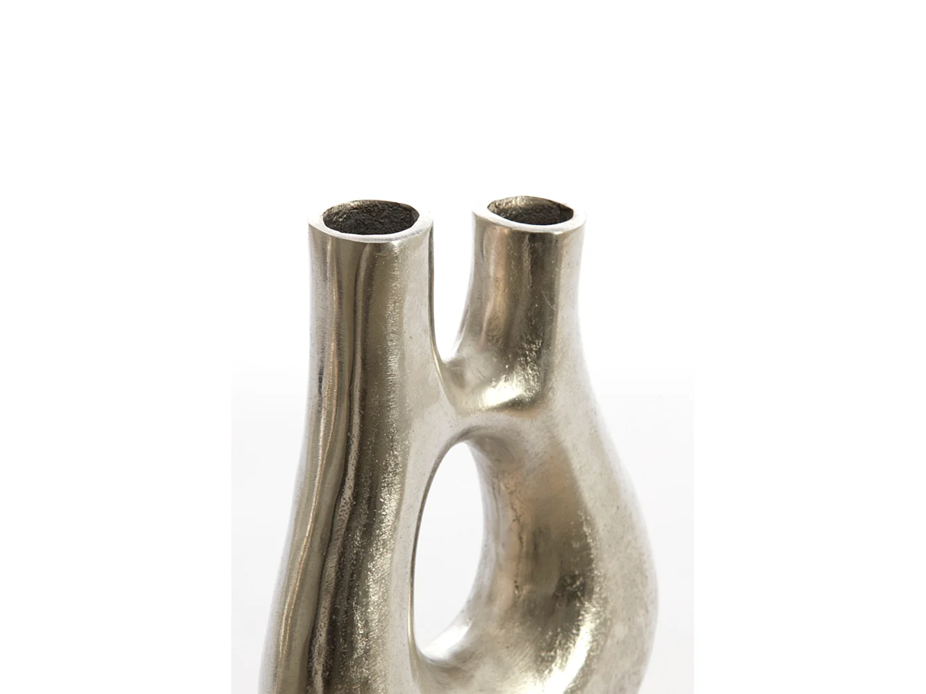 Vase KOTANI - 17x6x31,5cm - Argent