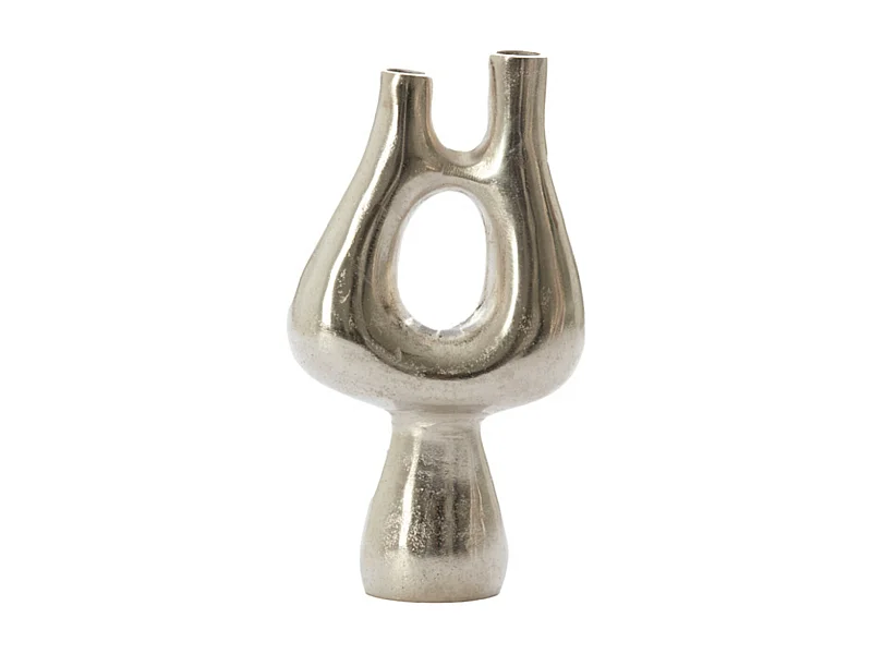 Vase KOTANI - 17x6x31,5cm - Argent