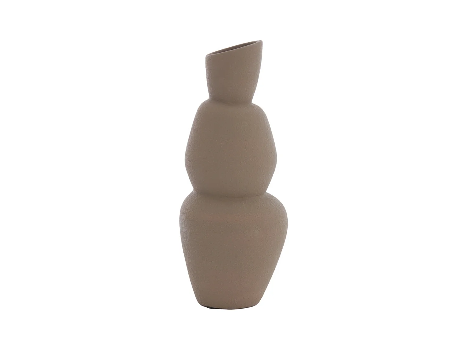 Vase ARAM - Ø19x46,5cm - Marron
