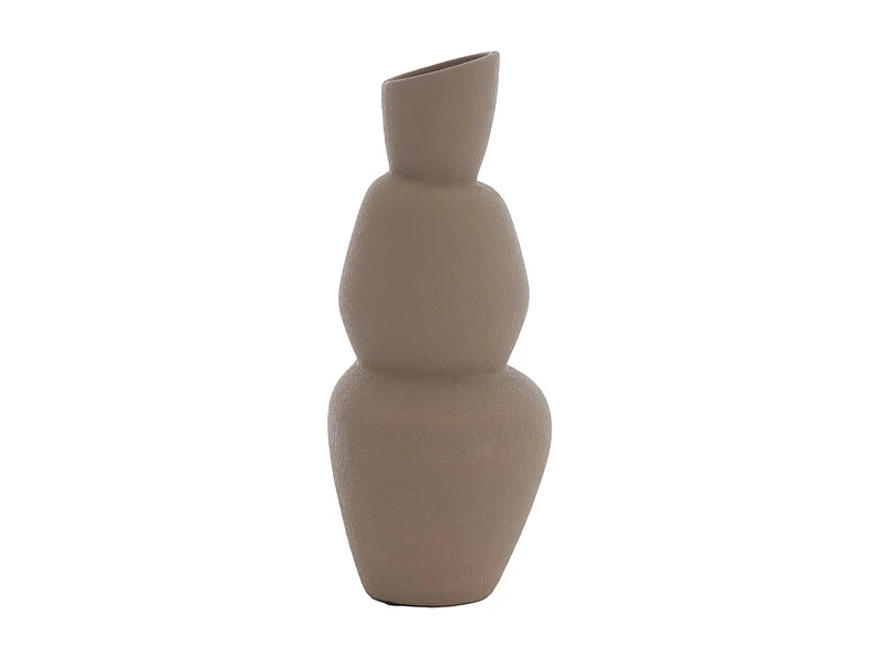 Vase ARAM - Ø19x46,5cm - Marron
