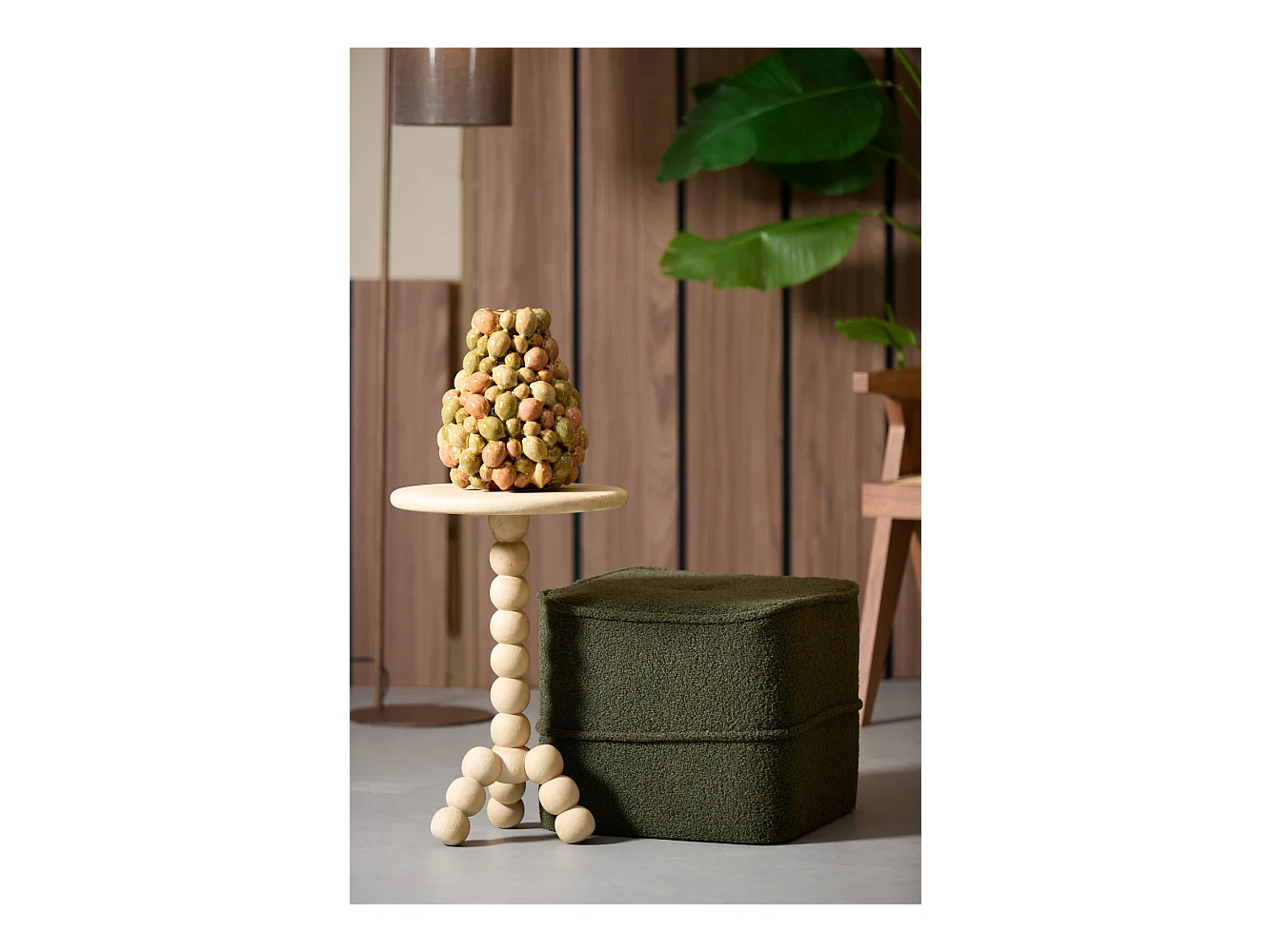 Vase CITRUS - Ø23x27cm - Marron