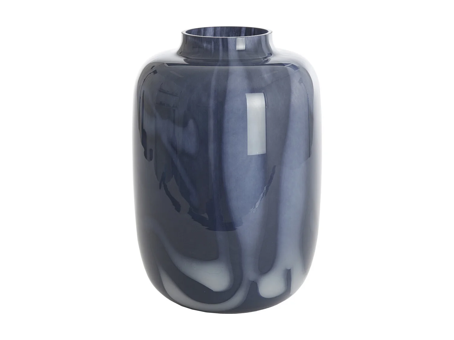 Vase KOBALA - Ø24x34cm - Bleu