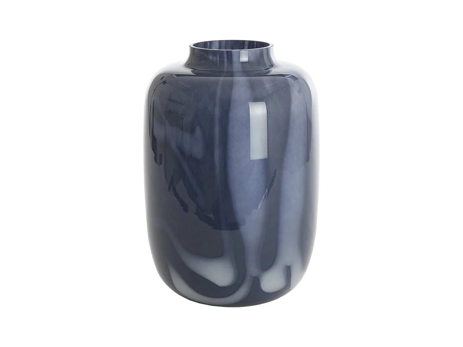 Vase KOBALA - Ø24x34cm - Bleu