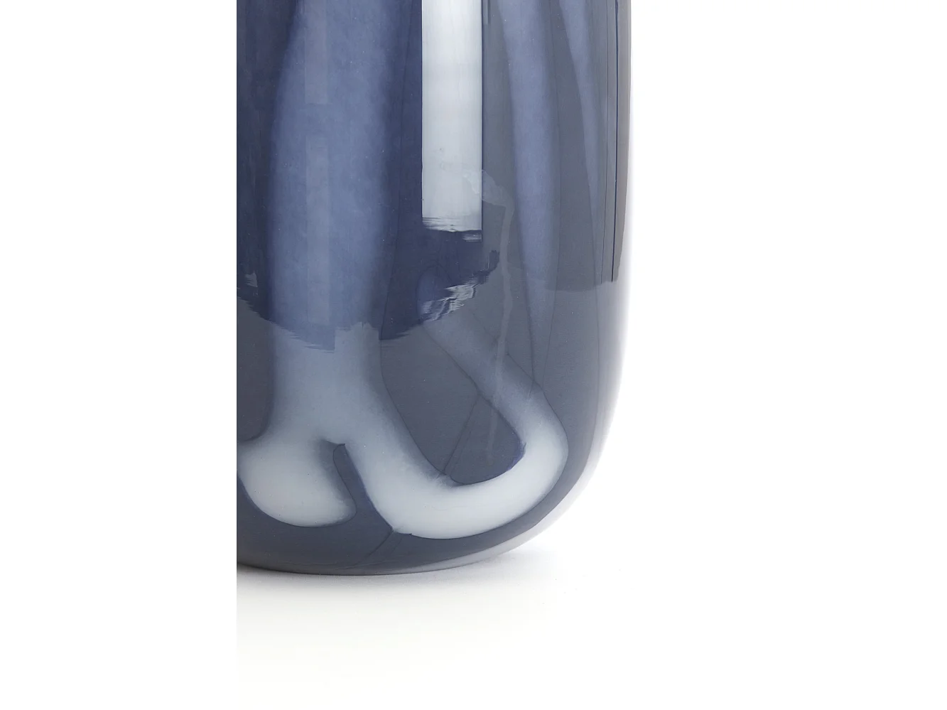 Vase KOBALA - Ø24x34cm - Bleu