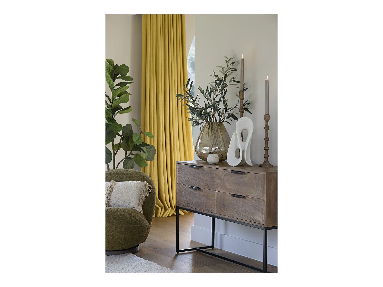 Vase LATERZA - Ø31x35cm - Orange