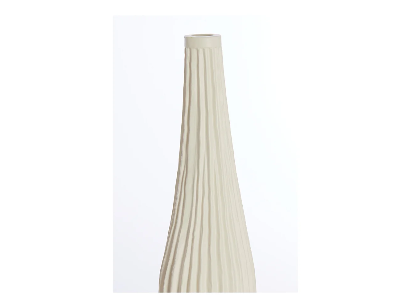 Vase NAMPALA - Ø11,5x60cm - Blanc