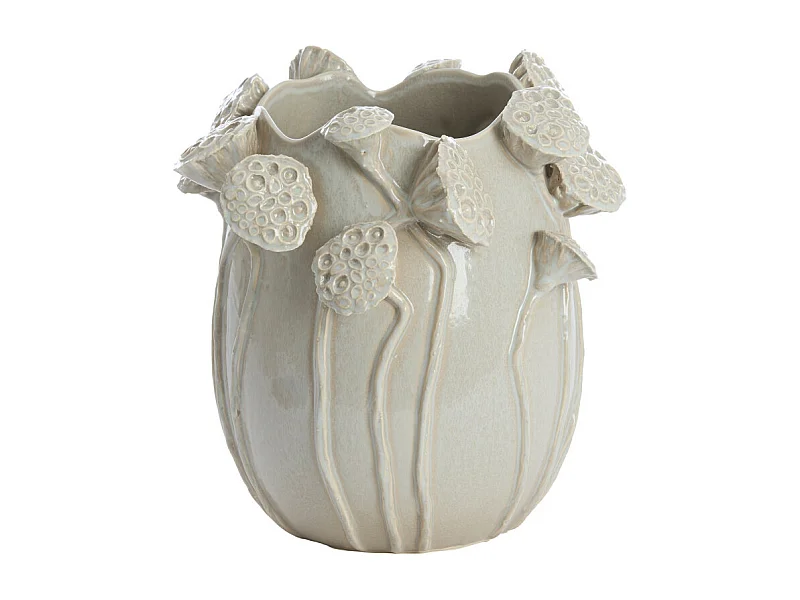 Vase LAVCI - 26,5x25,5x26,5cm - Grau