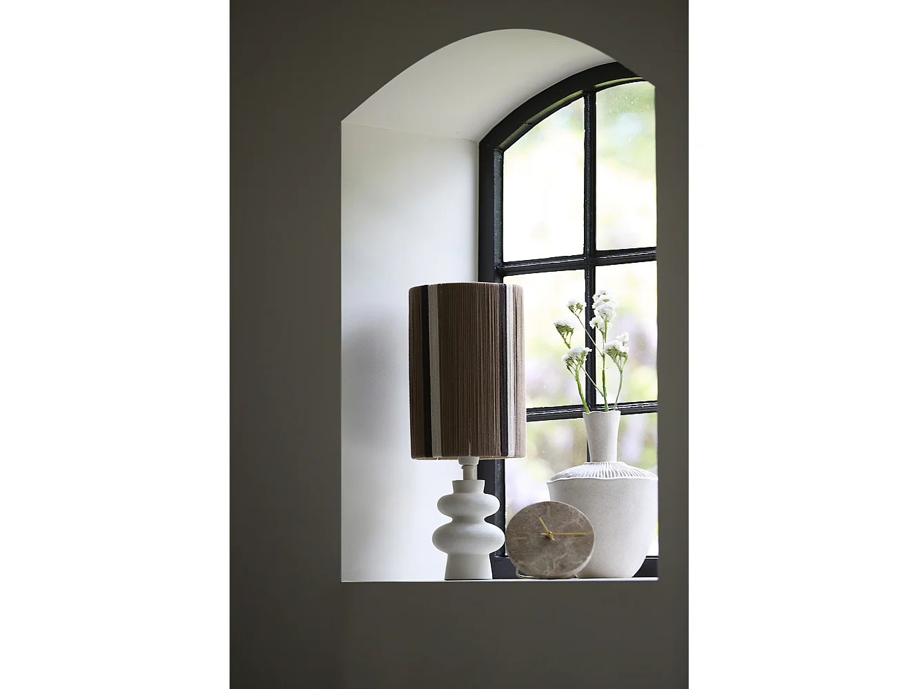 Vase NEIRA - Ø20x29cm - Blanc