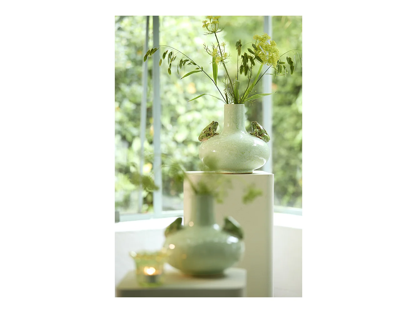 Vase GRENOUILLE - Ø26x25cm - Vert