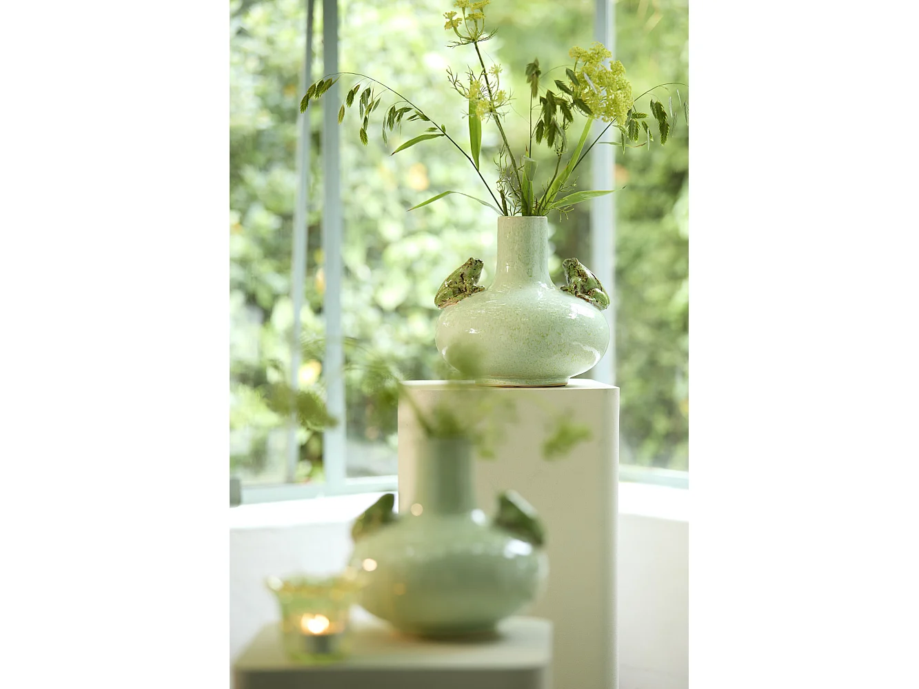 Vase GRENOUILLE - Ø26x25cm - Vert