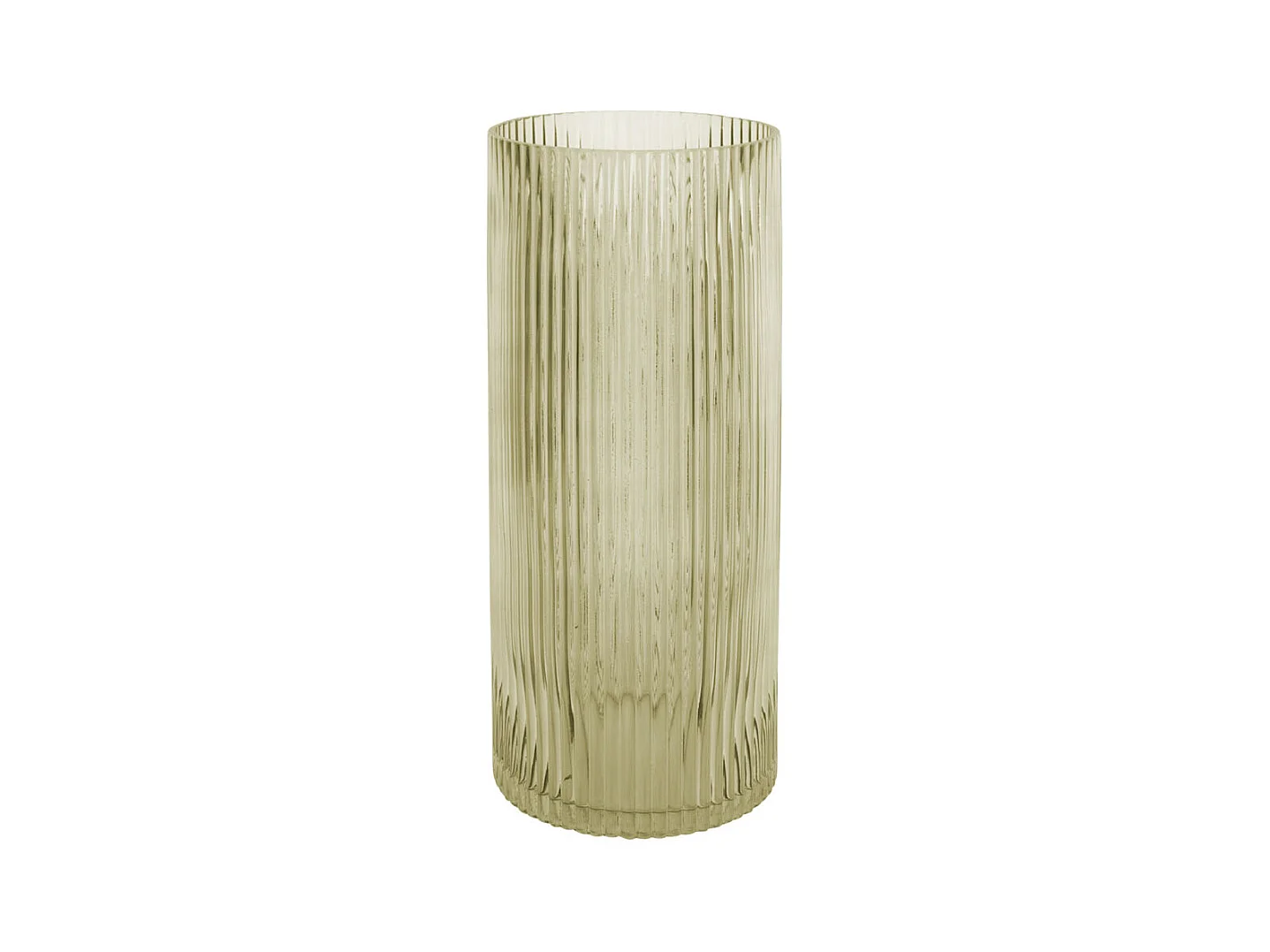 Vase Allure Straight Large - Vert Mousse