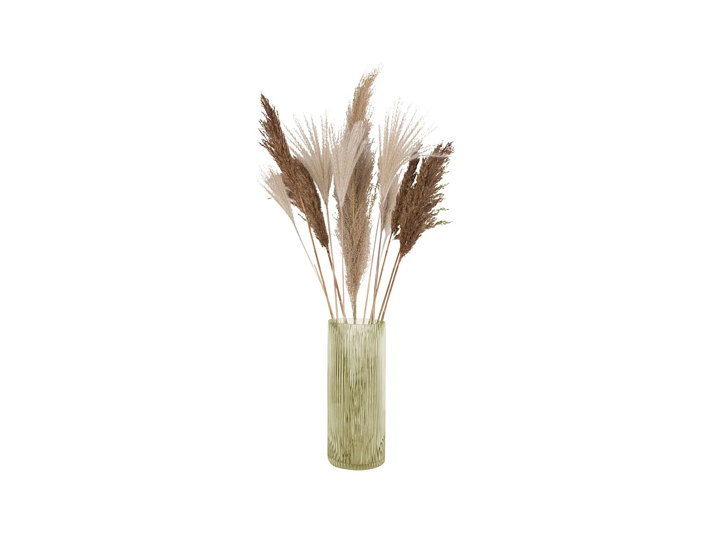 Vase Allure Straight Large - Vert Mousse