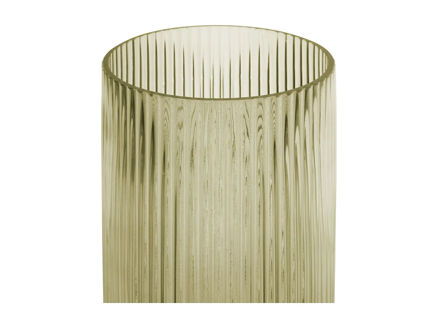 Vase Allure Straight Large - Vert Mousse