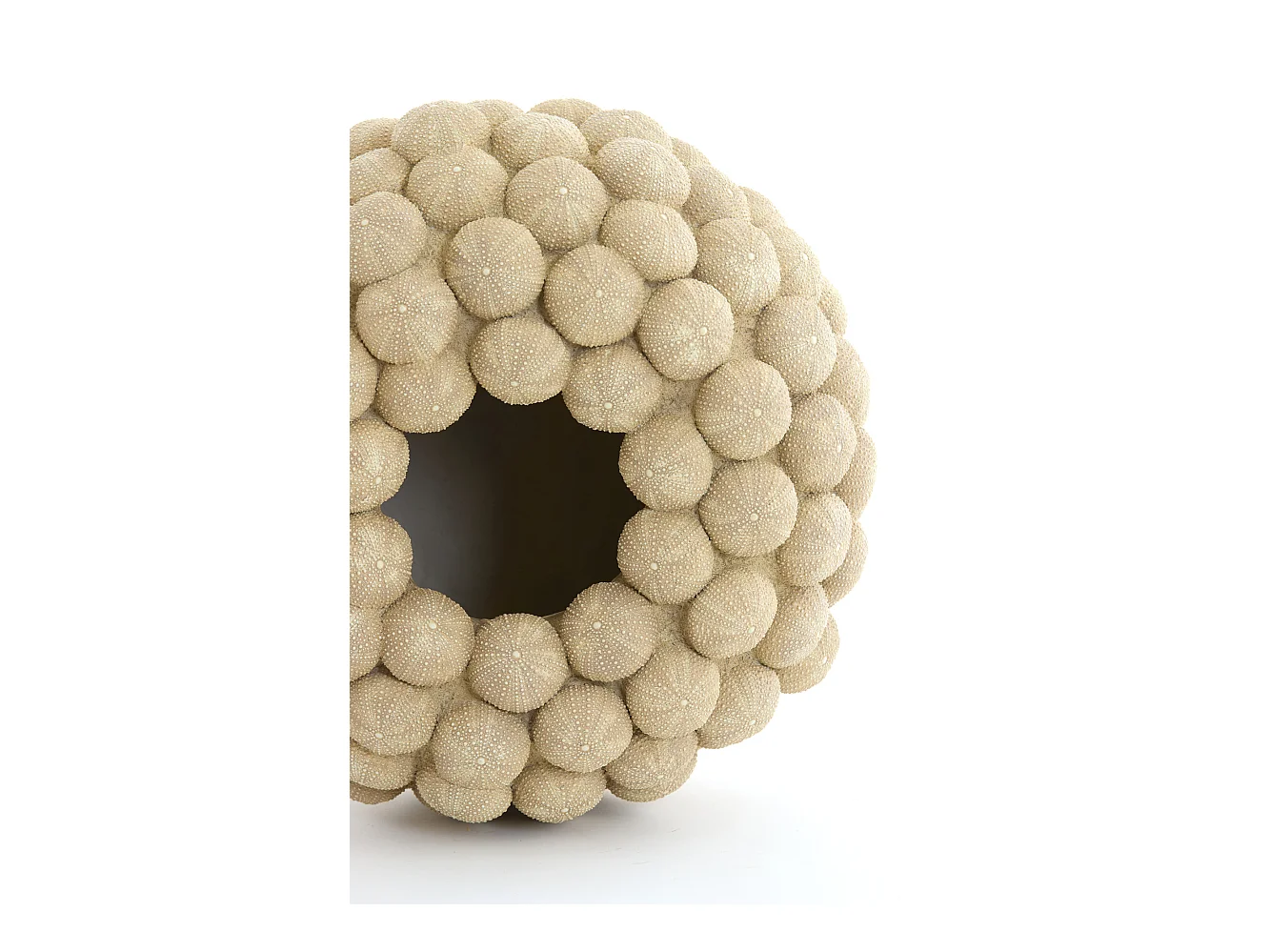 Vase OURSIN - Ø40x23,5cm - Marron