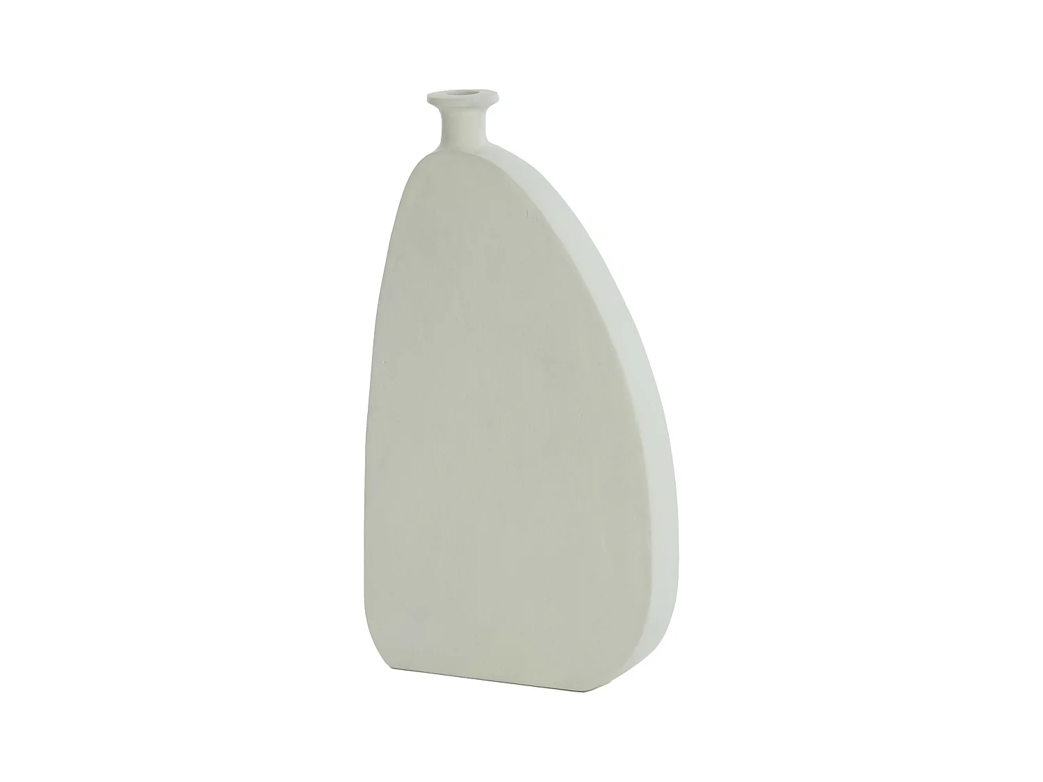 Vase OBIDO - 21x4x36cm - Blanc