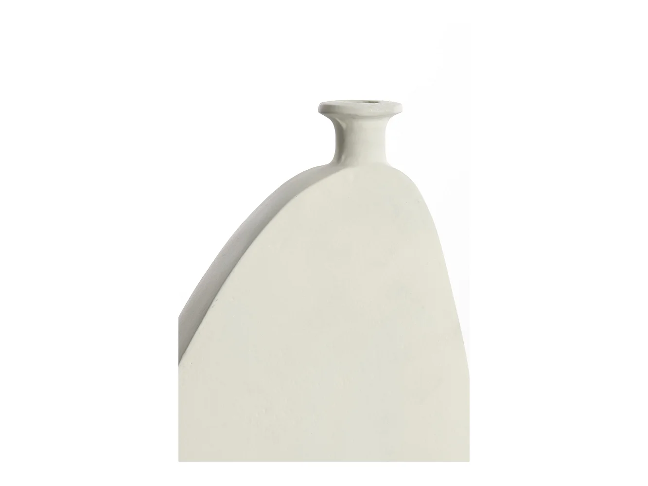 Vase OBIDO - 21x4x36cm - Blanc