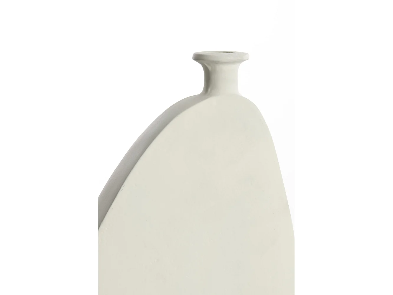 Vase OBIDO - 21x4x36cm - Blanc