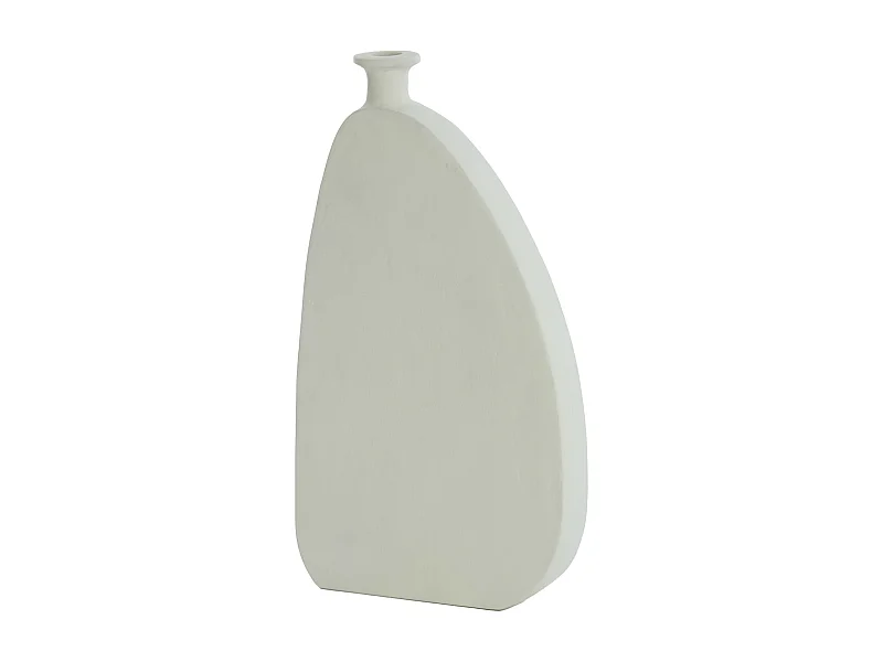 Vase OBIDO - 21x4x36cm - Blanc