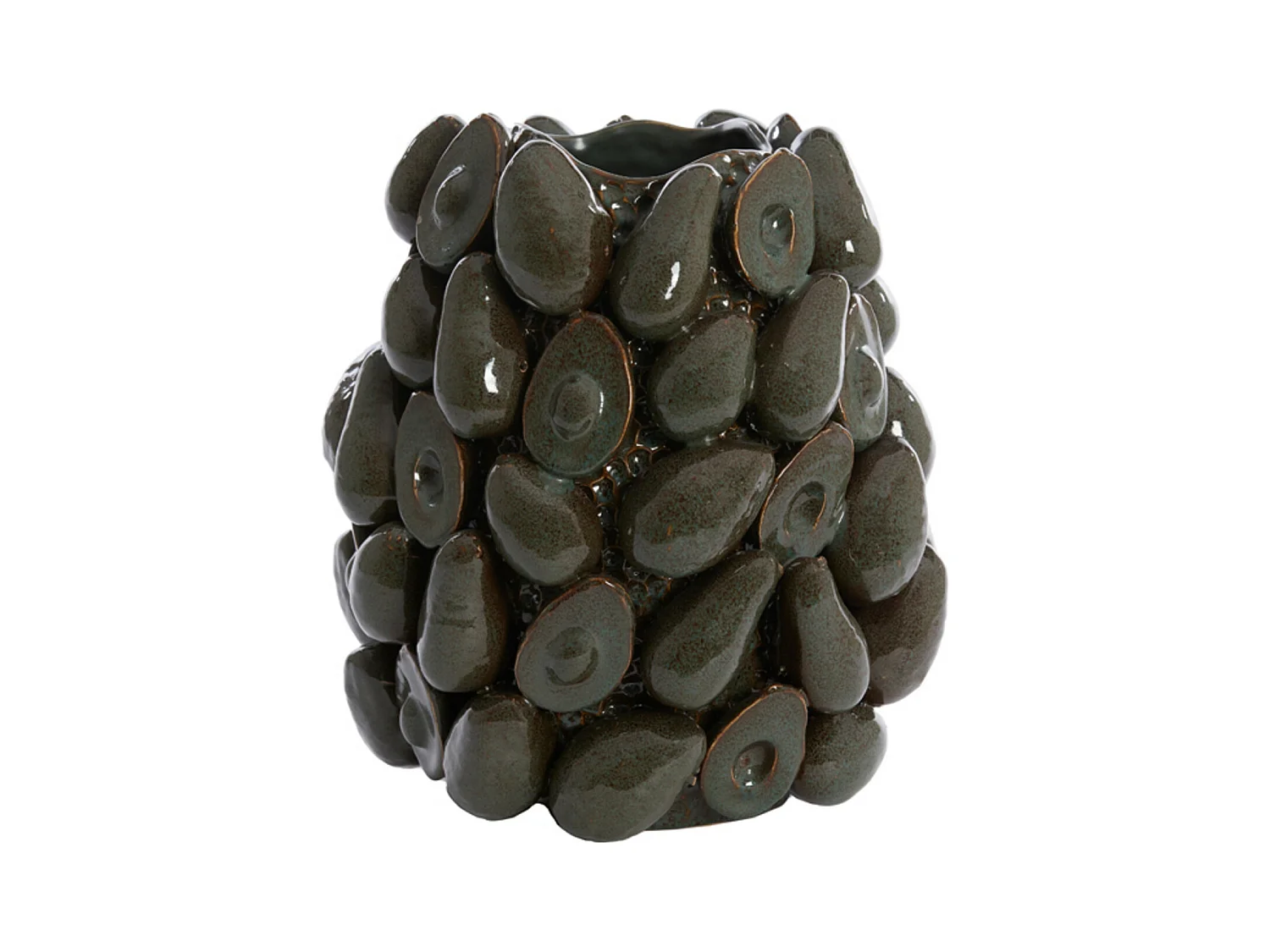 Vase AVOCAT - Ø33x37,5cm - Marron