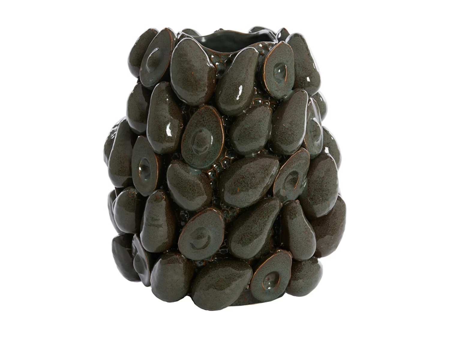 Vase AVOCAT - Ø33x37,5cm - Marron