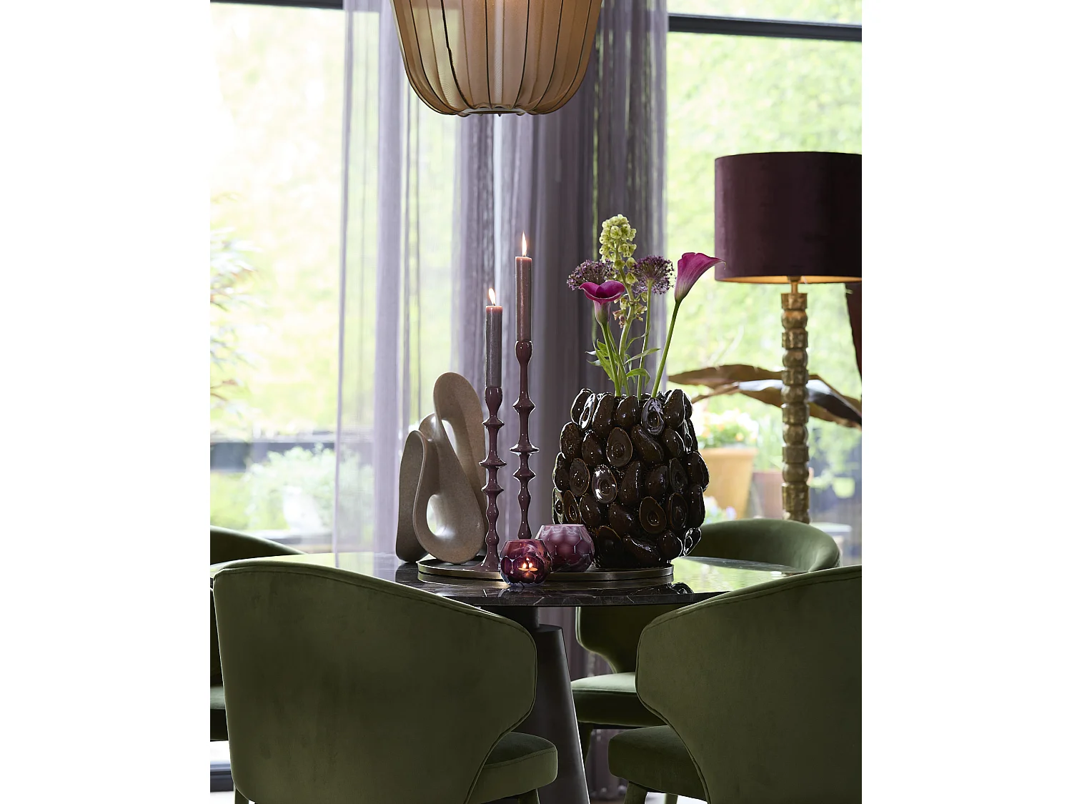 Vase AVOCAT - Ø33x37,5cm - Marron