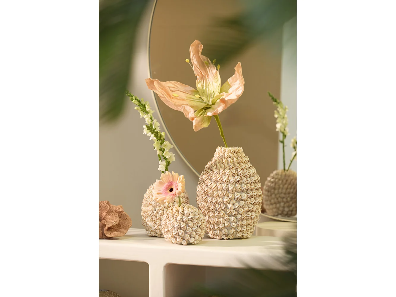 Vaas SHELL - Ø19x28.5cm - Bruin