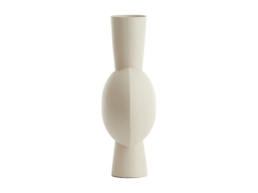 Vase KAVANDU - 22x14x40cm - Blanc