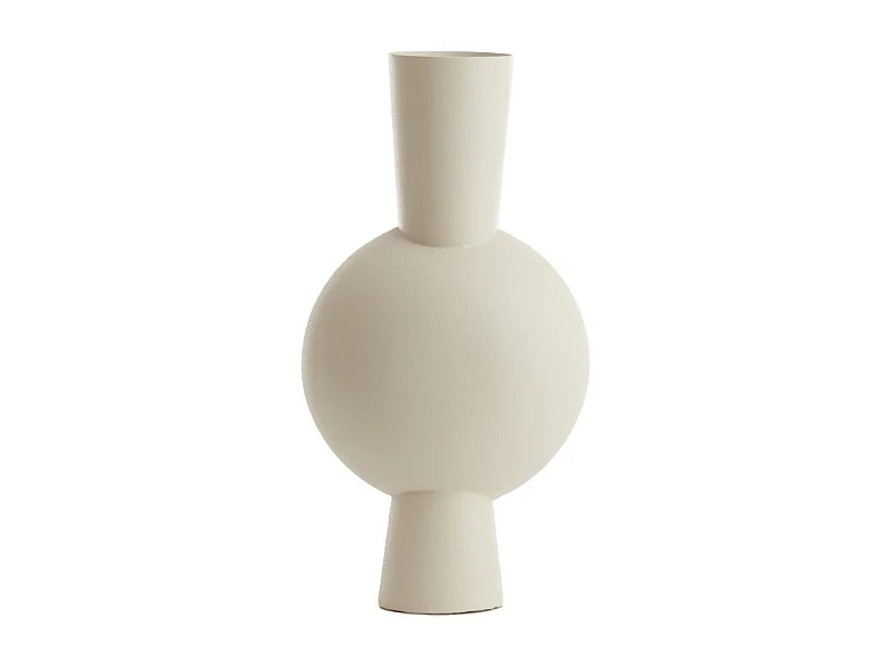 Vase KAVANDU - 22x14x40cm - Blanc