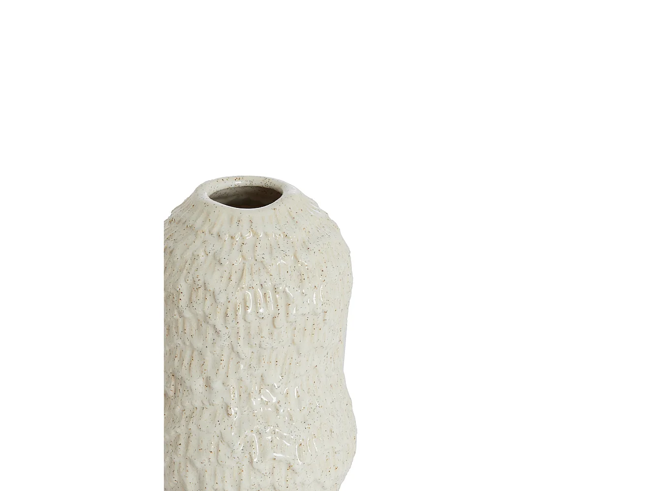 Jarrón ASOLA - Ø13,5x20,5cm - Blanco