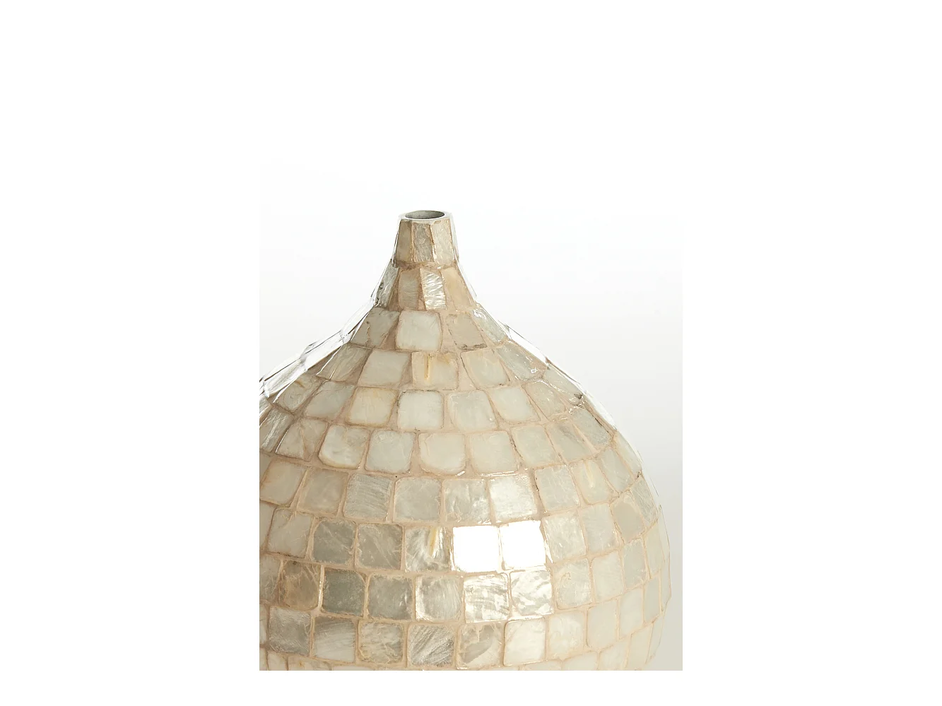 Vase ELORZA - Ø22x25cm - Blanc