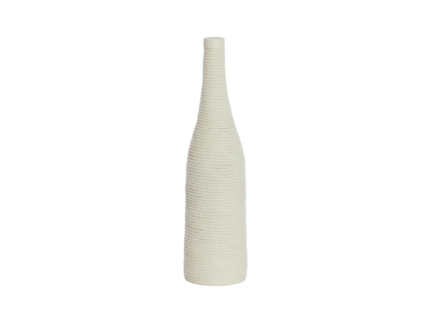 Vase YOUNA - Ø10x40cm - Blanc