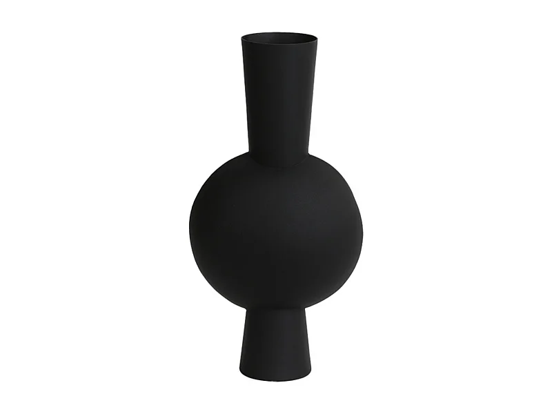 Jarrón KAVANDU - 22x14x40cm - Negro