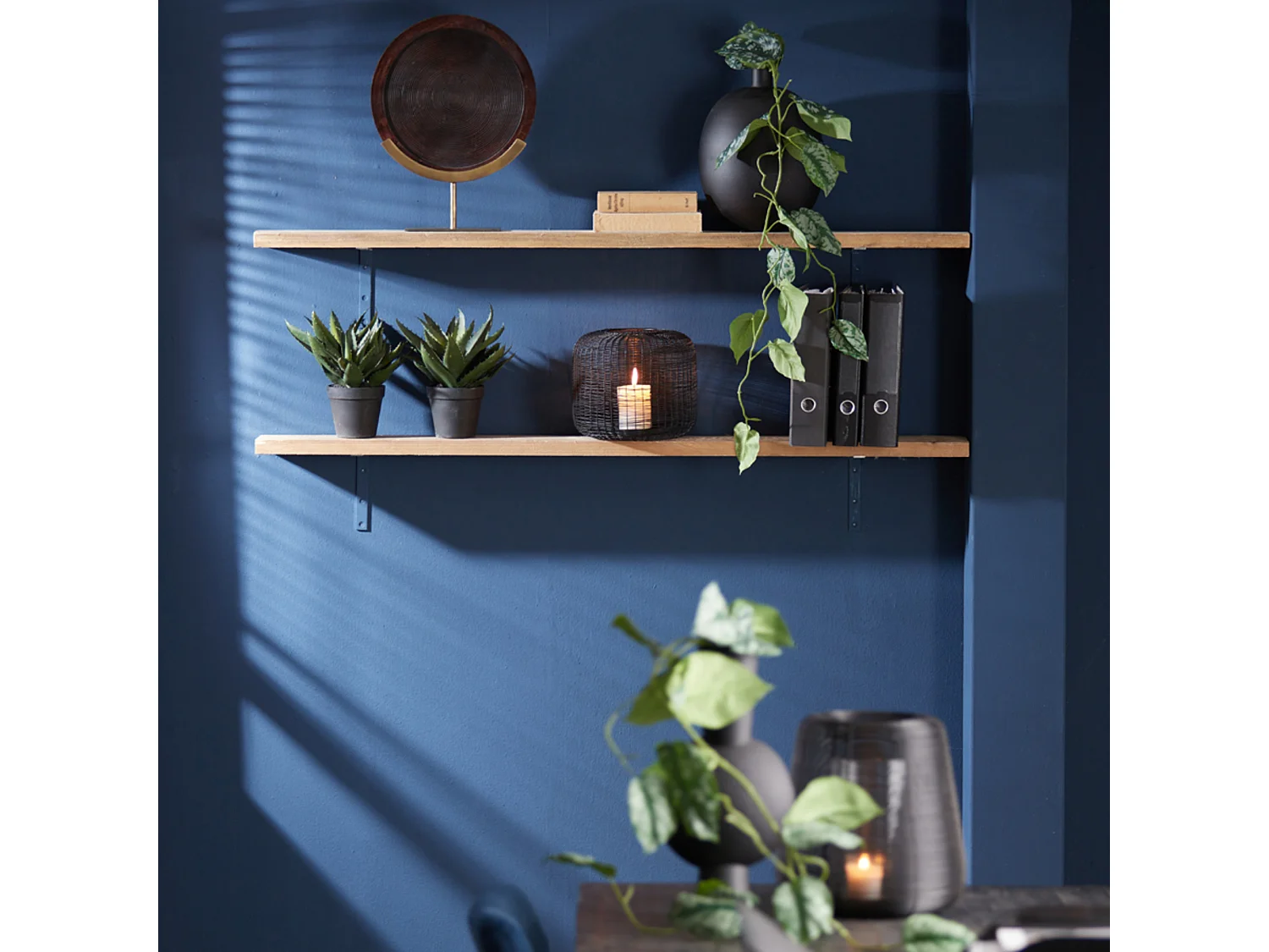 Vase KAVANDU - 22x14x40cm - Noir