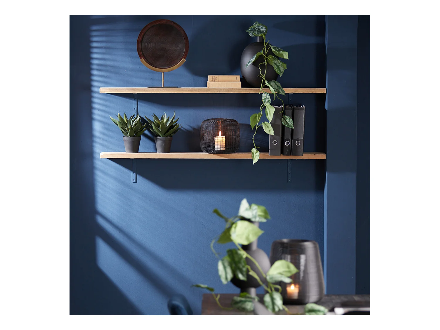 Vase KAVANDU - 22x14x40cm - Noir