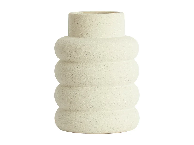 Vase TRIORA - Ø23x32,5cm - Blanc