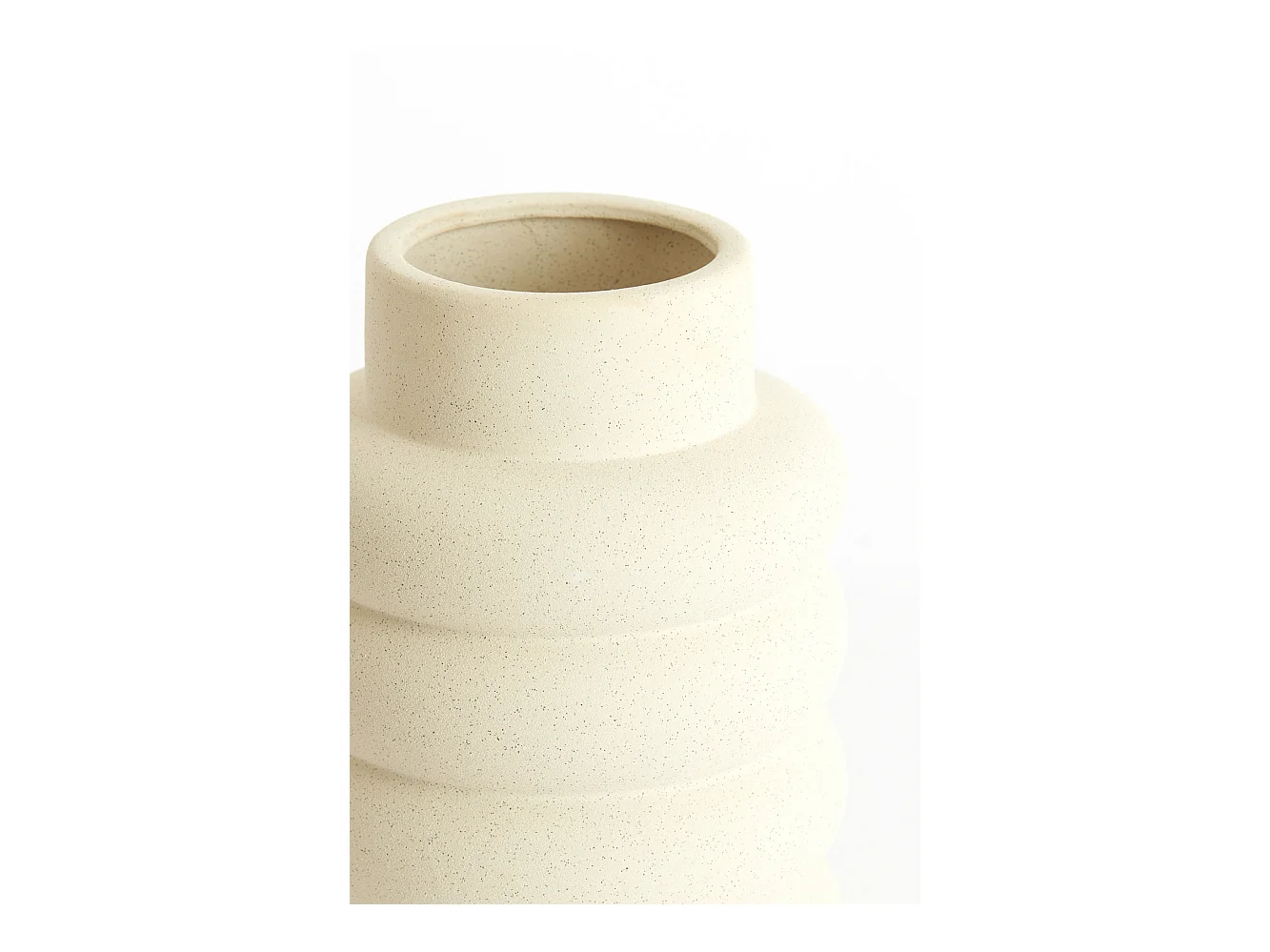 Vase TRIORA - Ø23x32,5cm - Blanc