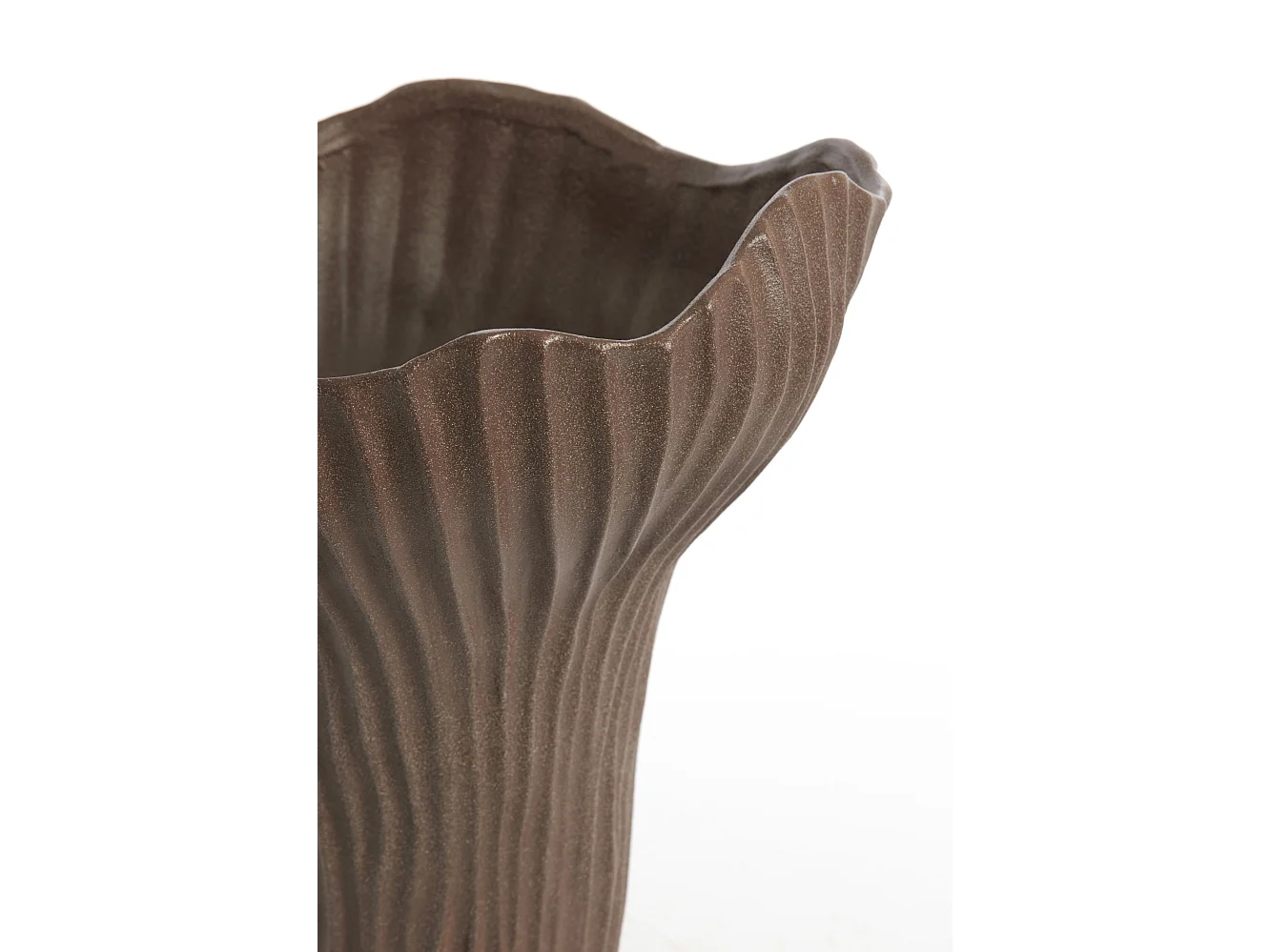 Vase MORABA - 26x25,5x31cm - Marron