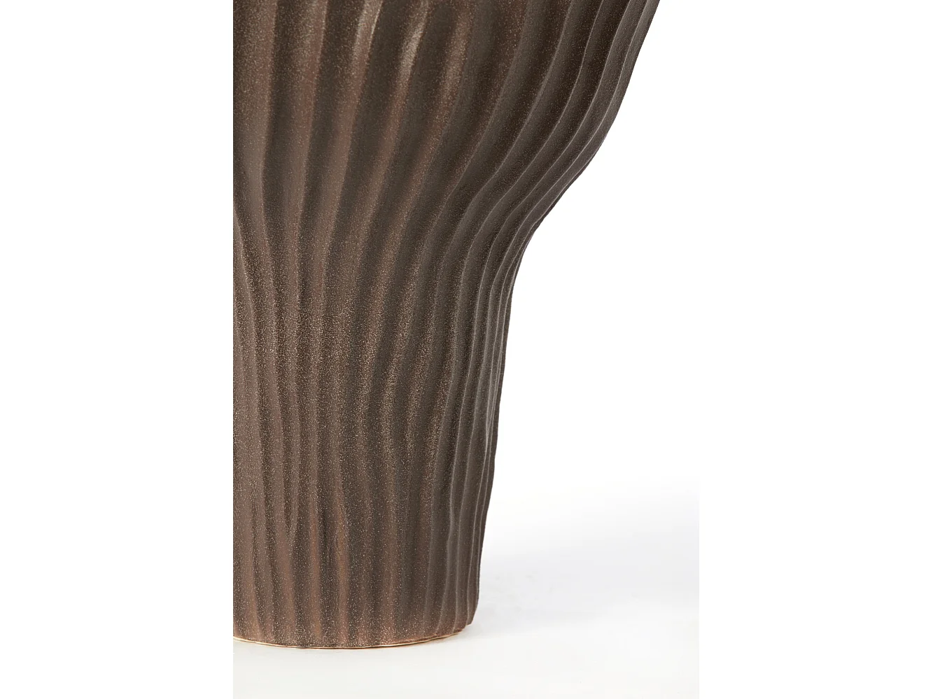 Vase MORABA - 26x25,5x31cm - Marron