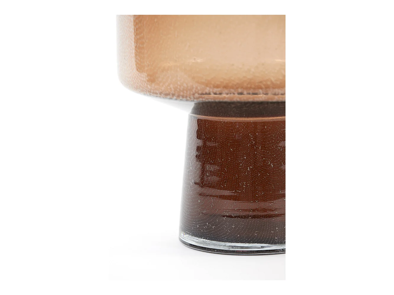 Vase TRASMON - Ø23,5x29,5cm - Braun