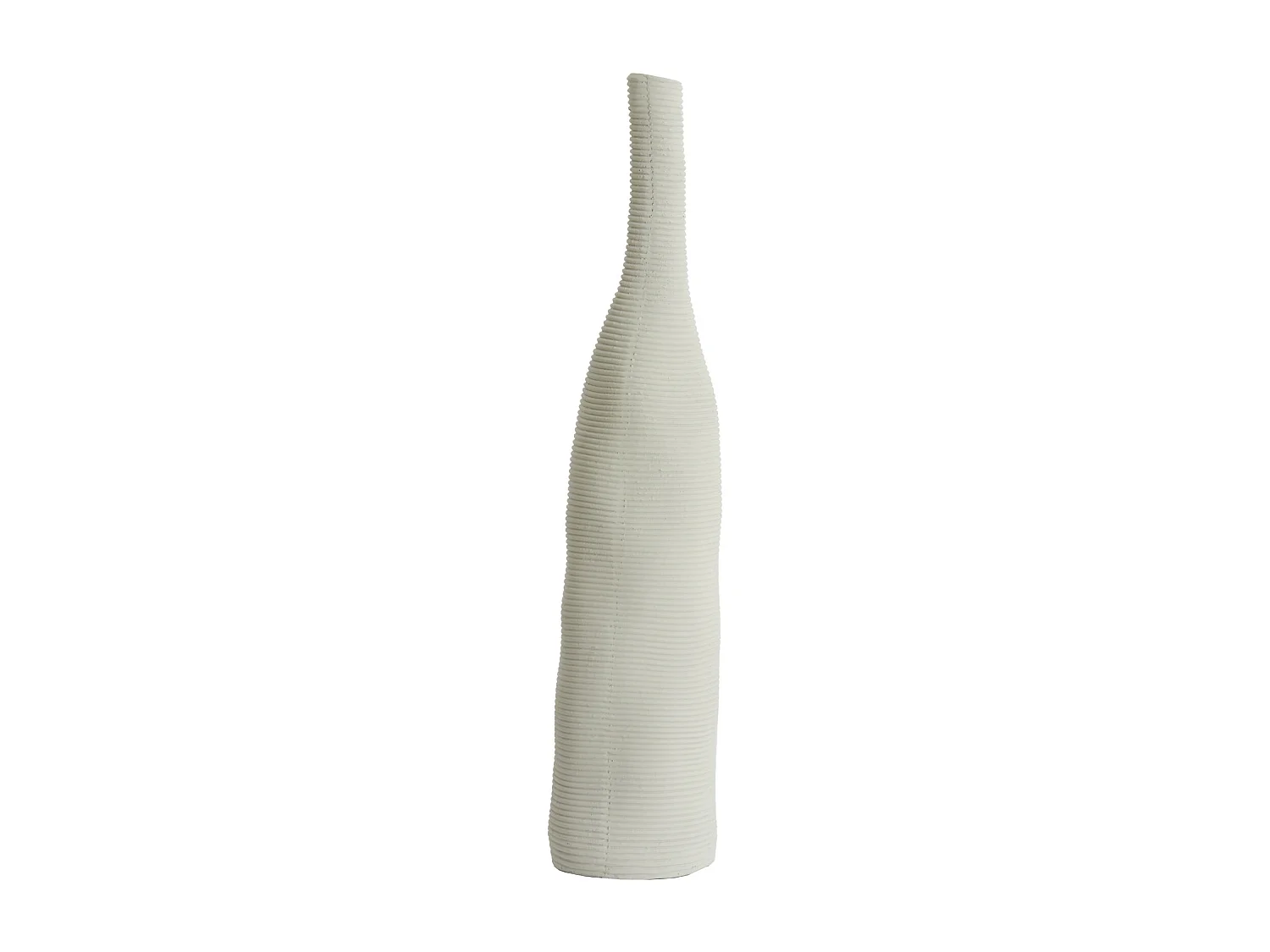 Vase HAYE - Ø14,5x69,5cm - Blanc