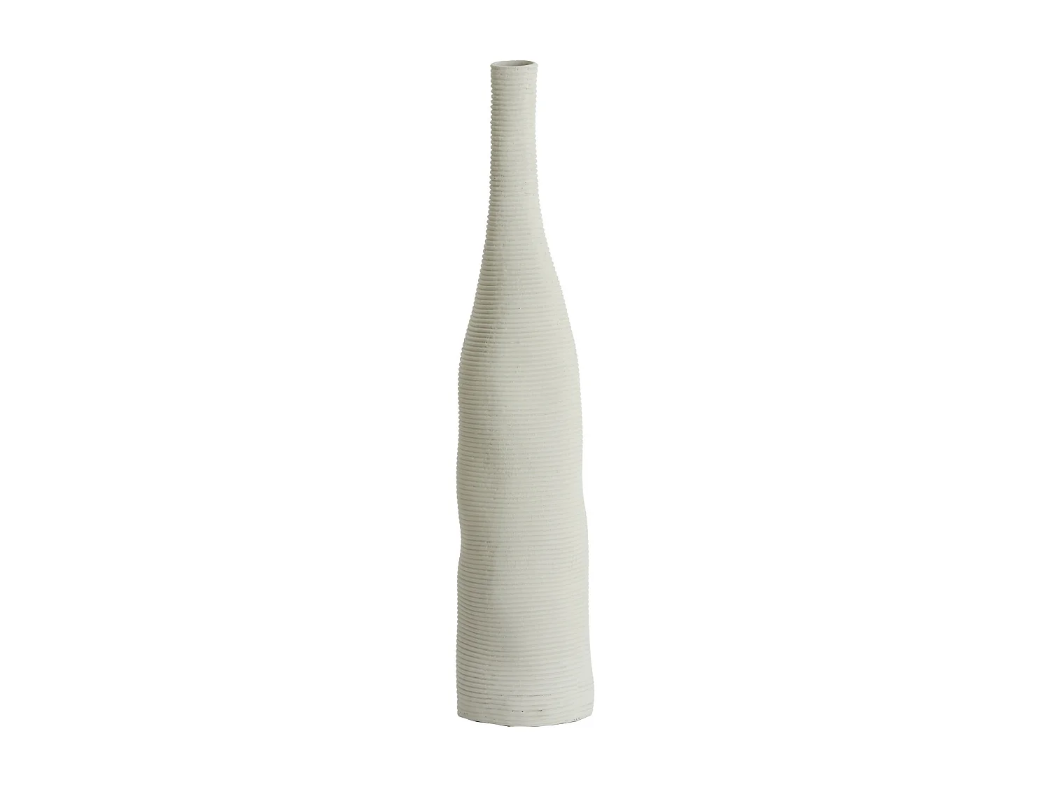 Vase HAYE - Ø14,5x69,5cm - Blanc