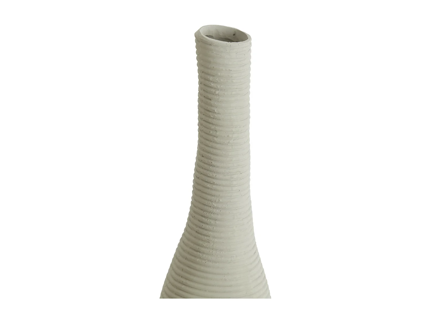 Vase HAYE - Ø14,5x69,5cm - Blanc