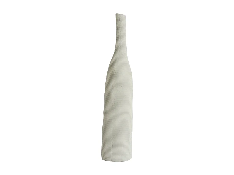 Vase HAYE - Ø14,5x69,5cm - Blanc