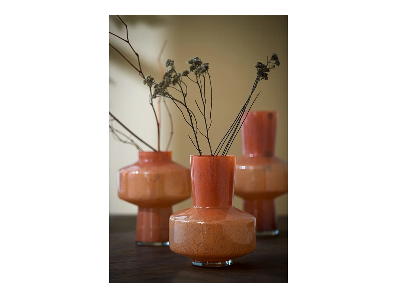 Vase TRASMON - Ø23,5x29,5cm - Orange