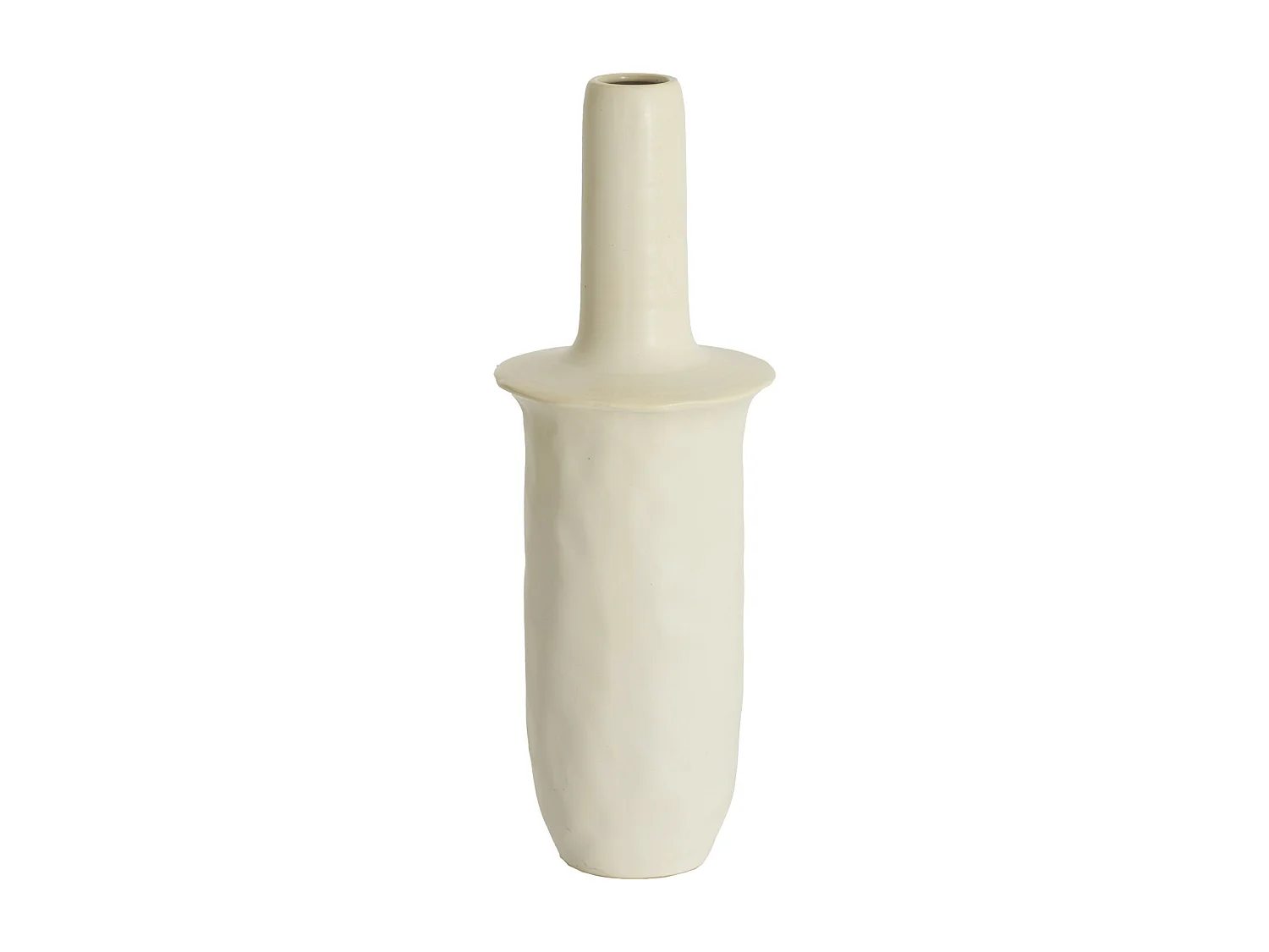Vase SENNES - Ø19,5x56cm - Blanc