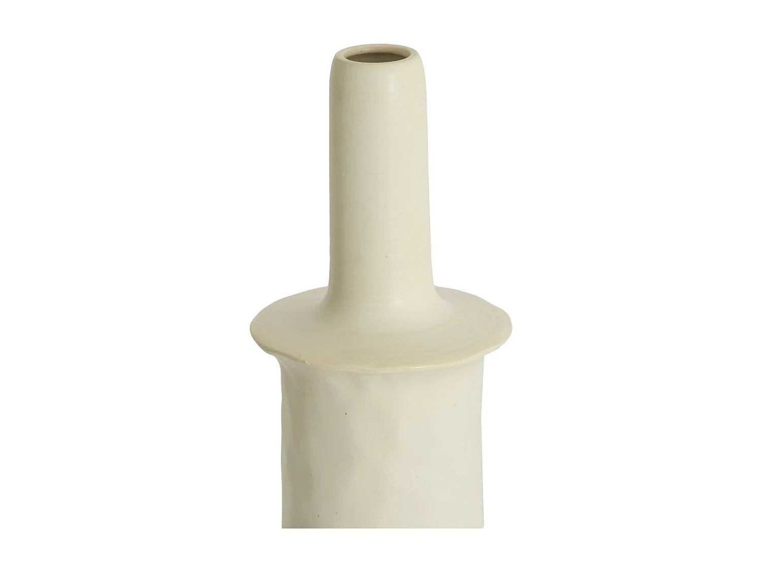 Vase SENNES - Ø19,5x56cm - Blanc