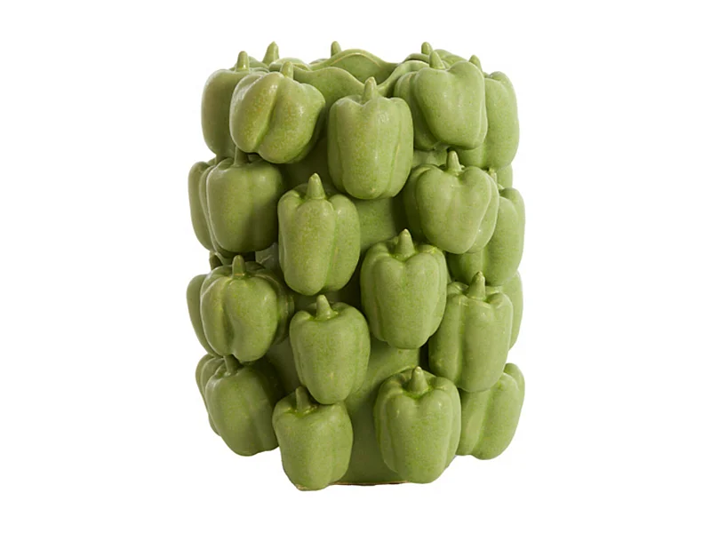 Vase BELLPEPPER - 23,5x23x32,5cm - Vert