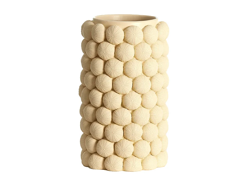 Vase SEEIGEL - Ø25x40cm - Weiß