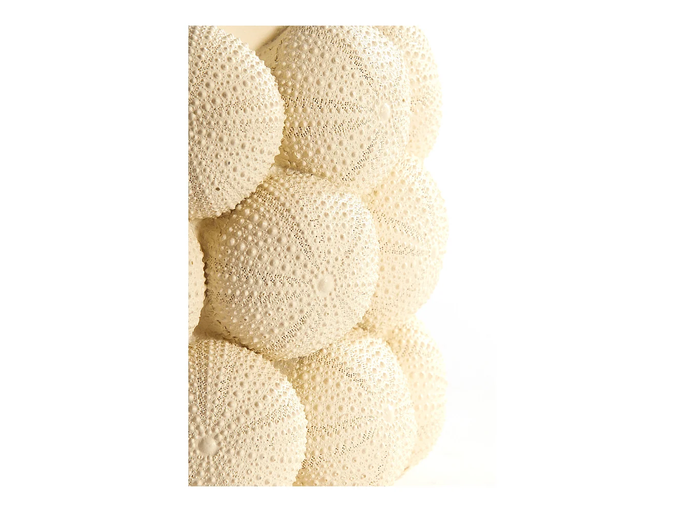 Vase OURSIN - Ø25x40cm - Blanc