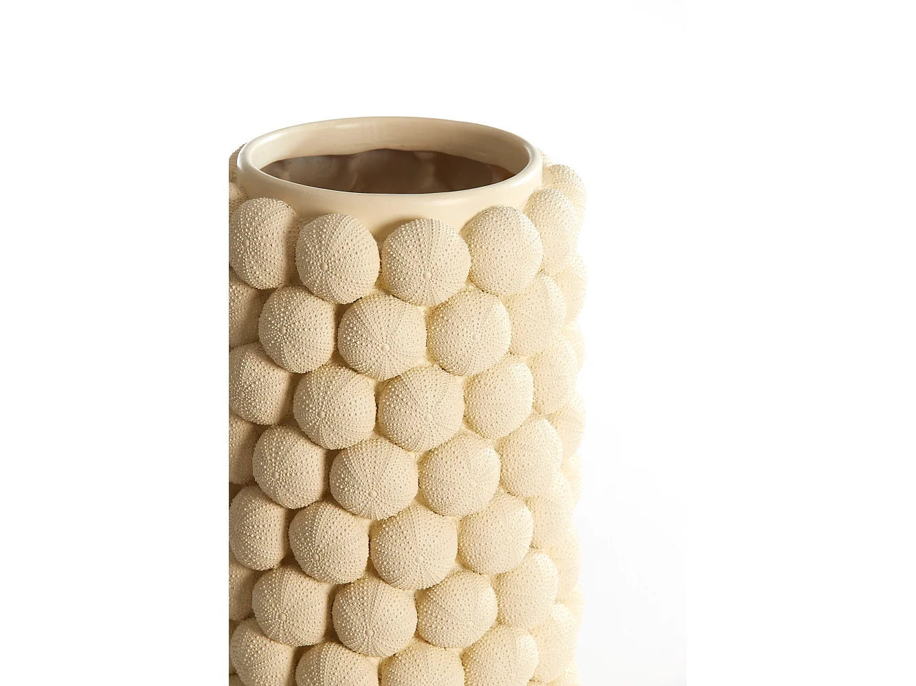 Vase OURSIN - Ø25x40cm - Blanc